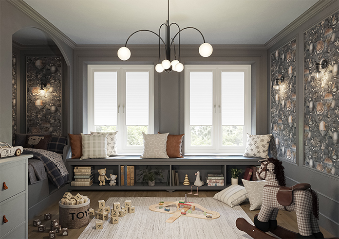 Umbra (Blackout), White - Stick Fit Honeycomb Blind - Image 8